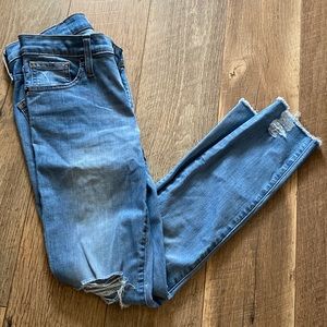 Madewell destroyed denim jeans